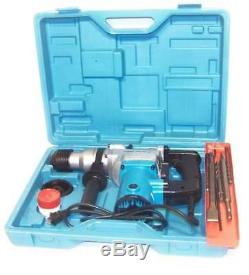 1 Electric Rotary Hammer Drill with SDS plus drill bits punch chisel power tool