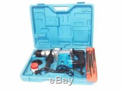 1 Electric Rotary Hammer Drill with SDS plus drill bits punch chisel power tool