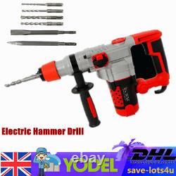 2200W Electric Demolition Hammer Breaker Drill Pick Concrete Hammer Power Tool