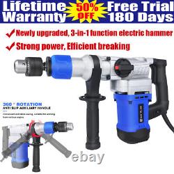 3500W Electric Rotary SDS Hammer Drill Concrete Tile Breaker Demolition