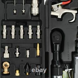 70pcs Air Tool Kit Set Impact Ratchet Wrench Hammer Adapter Garage Pneumatic Set