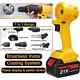 7 In 1 Power Tool Kit Electric Hammer Drill Wrench Chainsaw Grinder+batteries Uk