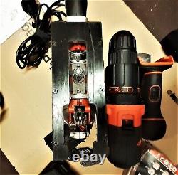 Black & Decker Power Tool Bundle-inc. Bag, drill set, sanding discs & blades