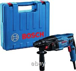 Bosch GBH221D 240v SDS Plus Rotary Hammer Drill + SDS Bits Chisel + Chuck + Case