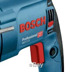 Bosch GBH225D 240v SDS Plus Rotary Hammer Drill 790w + 5 Piece SDS Bit Set +Case