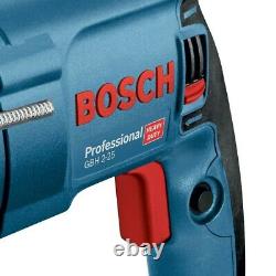 Bosch GBH225D 240v SDS+ SDS Plus Rotary Hammer Drill + SDS Bits Chisel + Chuck