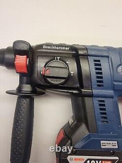 Bosch GBH 18V-21 Brushless Cordless Rotary Hammer Drill- Body + 5Ah Battery