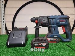 Bosch GBH 18V-21 Cordless Hammer Drill With x2 18V-4Ah Batteries & Charger/Case