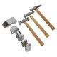 Cb507 Sealey Panel Beating Set 7pc Drop-forged Hickory Shafts Panel Tools