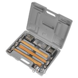 CB507 Sealey Panel Beating Set 7pc Drop-Forged Hickory Shafts Panel Tools
