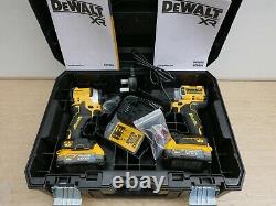 DEWALT 18v POWERSTACK DCK2050E2T DCD805 DRILL DCF850 IMPACT DRIVER KIT
