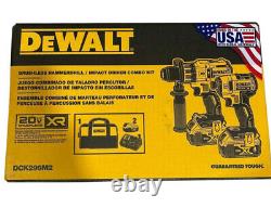 DEWALT 20V MAX XR Brushless Impact Driver and Hammer Drill Combo Kit (DCK299M2)