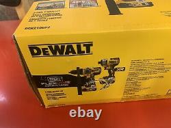 DEWALT DCK2100P2 20V MAX Hammer Drill Driver/Impact Driver Combo Kit (5 Ah) New