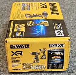 DEWALT DCK249E1M1 20V XR MAX Hammer Drill & Impact Driver 2-Tool Combo Kit NEW