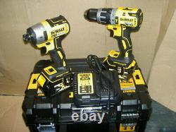 DEWALT DCK266M2T 18V Brushless Hammer Drill and Impact Driver Kit with 2 x 4.0ah