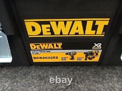DEWALT Dck2033x2 Flexvolt 54v/18v Twinpack SDS & Combi 2 X 9ah Batts