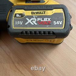 DeWalt DCH333 54V XR Flexvolt Brushless SDS+ Hammer Drill body and 9Ah battery