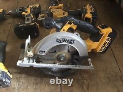 DeWalt SDS Rotary Hammer Drill Combi Set Jigsaw Circular Saw Grinder Multi tool