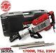 Demolition Hammer Breaker Drill 1700w 230v 75j With Chisels & Wheeled Carry Case
