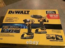 Dewalt Combo Kit Powerstack 20V Brushless Hammer Drill & Impact Driver DCK276E2