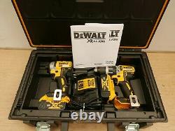 Dewalt Xr 18v Dck266p2 Dcd796 Drill & Dcf887 Impact Driver 5 Ah + Toughcase