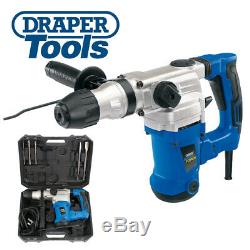 Draper 83589 Storm Force SDS+ Rotary Hammer Drill Kit with Rotation Stop (1250W)