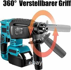 For Makita Brushless Rotary hammer drill for SDS-Plus Drilling+Battery+Charger