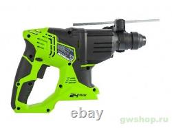 Greenworks 24v Sds Hammer Drill G24hd New (no Battery No Charger)