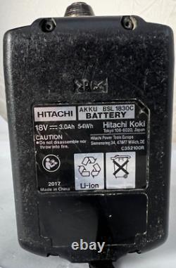 Hitachi DV18DBFL2 18v Cordless Combi Drill Hammer, 2 x 3.0Ah Batteries, Charger