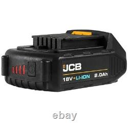 JCB 18BLCD-2-B 18V Brushless Combi Hammer Drill Metal Chuck 2x 2.0Ah Battery