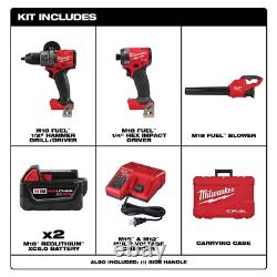 M18 FUEL 18V Brushless Cordless Hammer Drill and Impact Driver Combo Kit 2-Tool