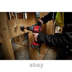 M18 FUEL 18-Volt Lithium-Ion Brushless Cordless Hammer Drill Two 5Ah Batteries