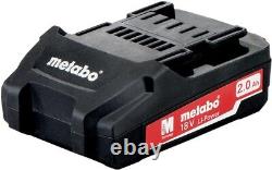 METABO Cordless Hammer Drill SB18L + SC30 Set Includes 2 Li-ion Batteries