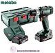 Metabo Sb 18 L Cordless Hammer Drill, 2x2.0ah 18v Batteries 602317580