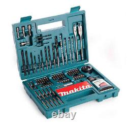 Makita 18V 6 Piece Tool Kit with 2 x 5.0Ah Batteries Charger & 100Pcs Drill Set