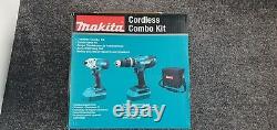 Makita Cordles Combo Kit 2.0ah 18V Li-ion Case Charger Impact / hammer Drill