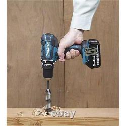 Makita DHP482Y1WJ 18v LXT Combi Hammer Drill White 1 x Battery + Charger