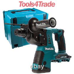 Makita DHR263ZJ Twin 18V SDS+ Rotary Hammer Body Only in Makpac Type 4 Case