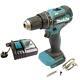 Makita Dhp485z 18v Lxt Brushless Combi Hammer Drill Body + Dc18rc Charger
