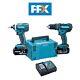 Makita Ffxdlx2145mj 18v 2x4.0ah Li-ion Hammer Drill/impact Driver Kit