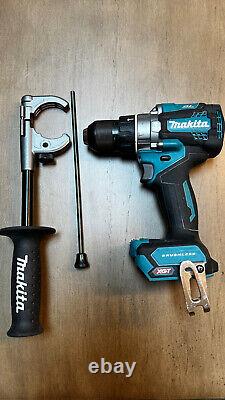 Makita (GPH01) 40v XGT Brushless Hammer Drill With Bag, Handle, Depth Stop Body