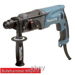 Makita HR2470 Bohrhammer 780 W Hammer Bohrer für SDS-PlUS 24 mm inkl. Transportk