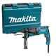 Makita Hr2630 110v 800w 26mm 1200 Rpm Rotary Hammer Sds Drill Blue