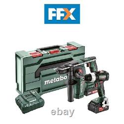 Metabo 685182000 18v 1x4Ah 1x2Ah Drill Driver Combi Hammer Twin Kit