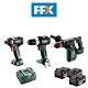 Metabo Uk685200003 18v 3pc 3x5.2ah Bl Sds Combi Impact Combo Kit With Batteries