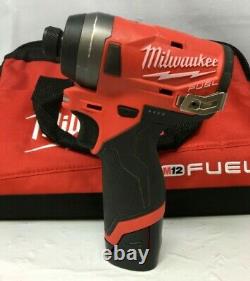 Milwaukee 2598-22 FUEL 1/4 Hex Impact Driver 1/2 Hammer Drill LN