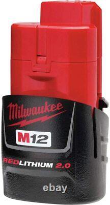 Milwaukee 2598-22 M12 Fuel 2 Pc Kit- 1/2 Hammer Drill & 1/4 Impact