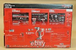 Milwaukee 2598-22 M12 Fuel Hammer Drill and Hex Impact Driver Combo Kit