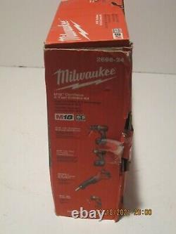 Milwaukee 2696-24 M18 4 Piece Cordless Combo Kit, FREE SHIP NEW IN SEALED BOX