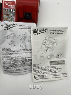 Milwaukee 2697-22CT M18 Li-Ion Hammer Drill/Impact Driver Combo Kit